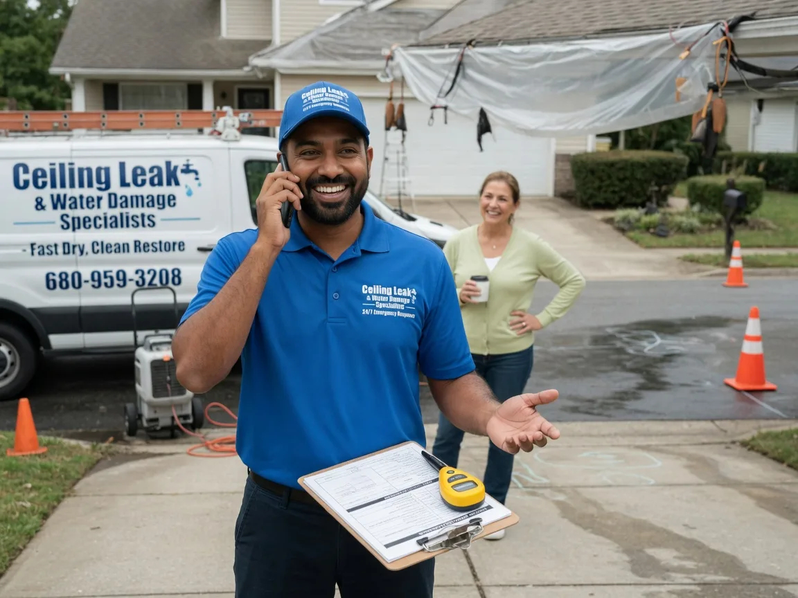 Ceiling Leak Cleanup Otho, IA FAQs